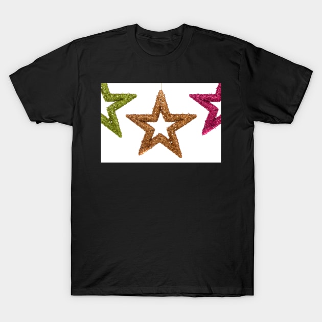 Three christmas stars T-Shirt by homydesign